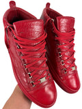 Balenciaga arena high tops - eu 44 - red