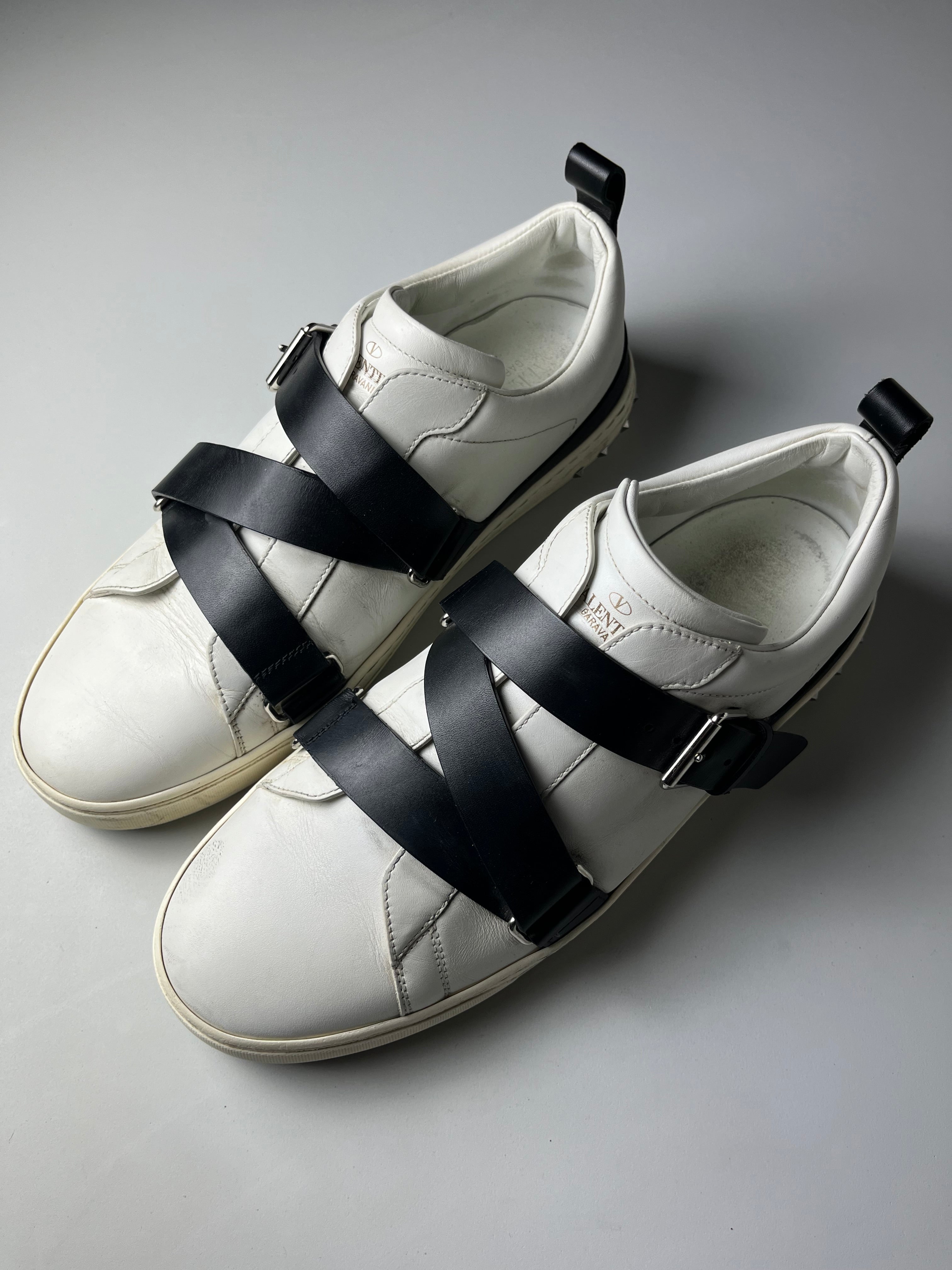 Valentino Garavani low buckle strap - Eu 43 - white
