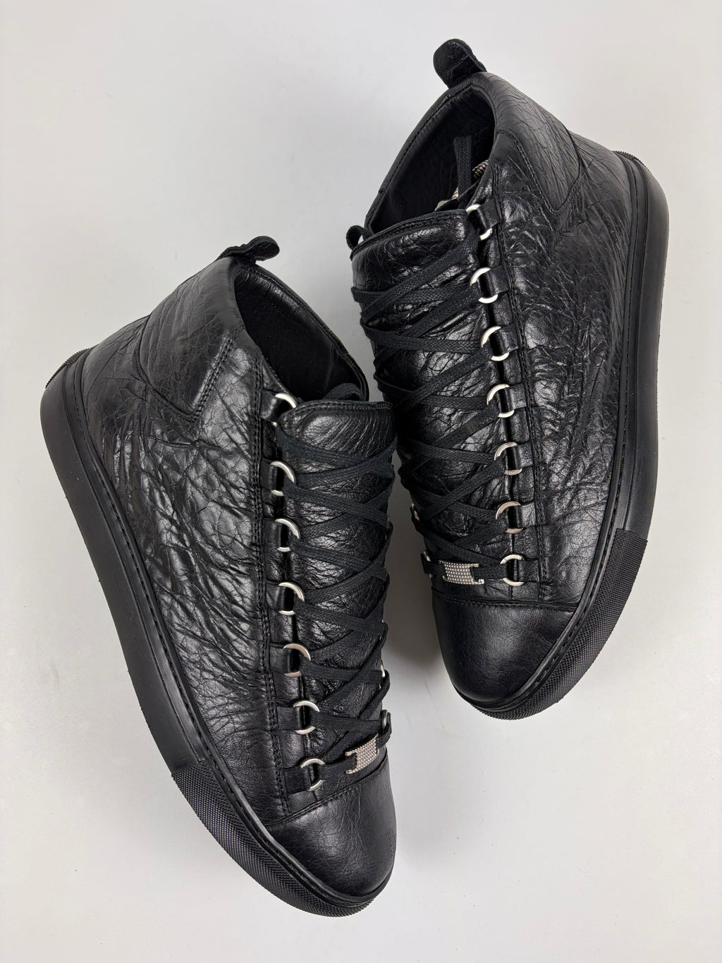 Balenciaga arena high tops - eu 42 / us 9 - black