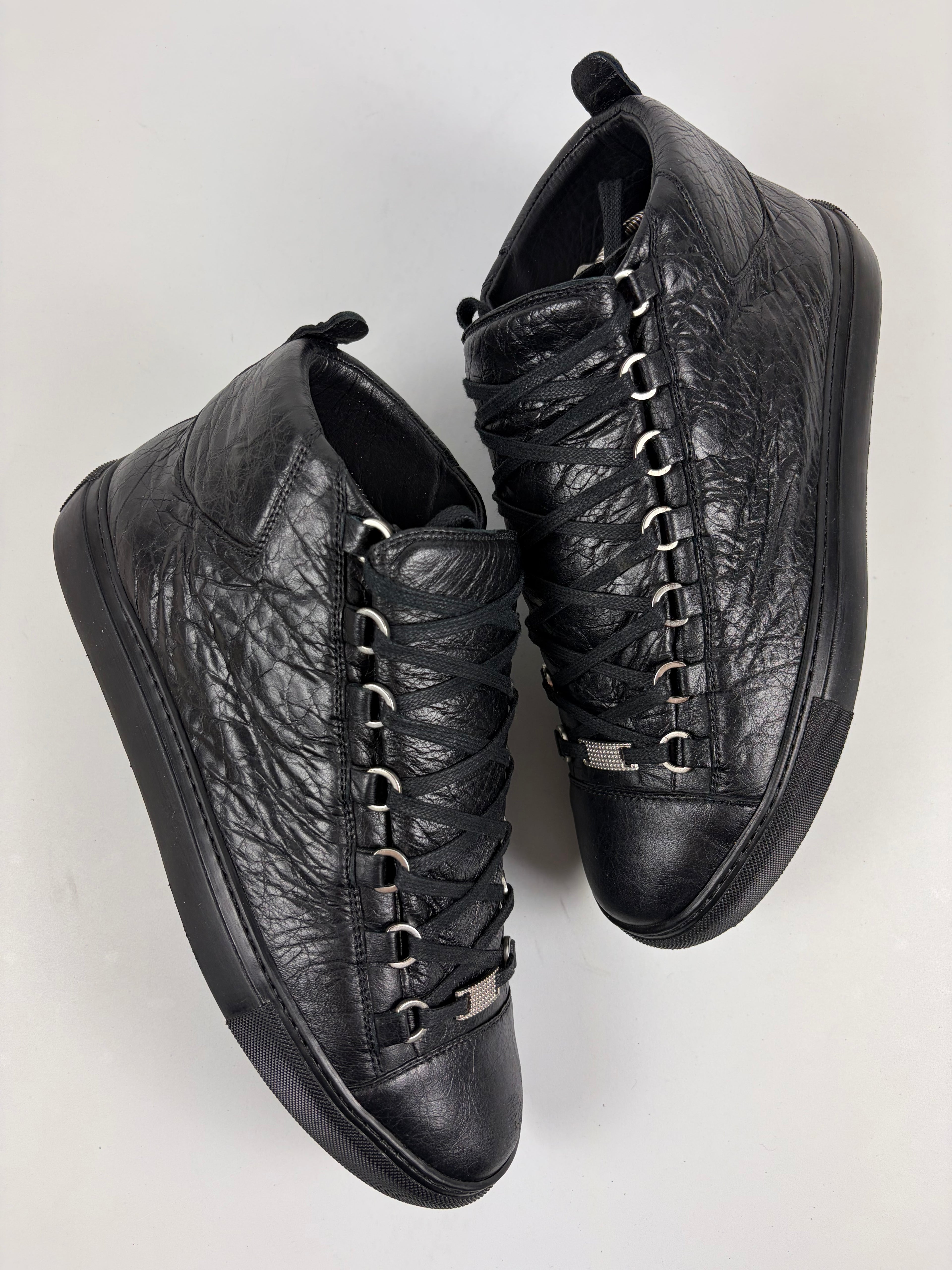 Balenciaga arena high tops - eu 42 / us 9 - black