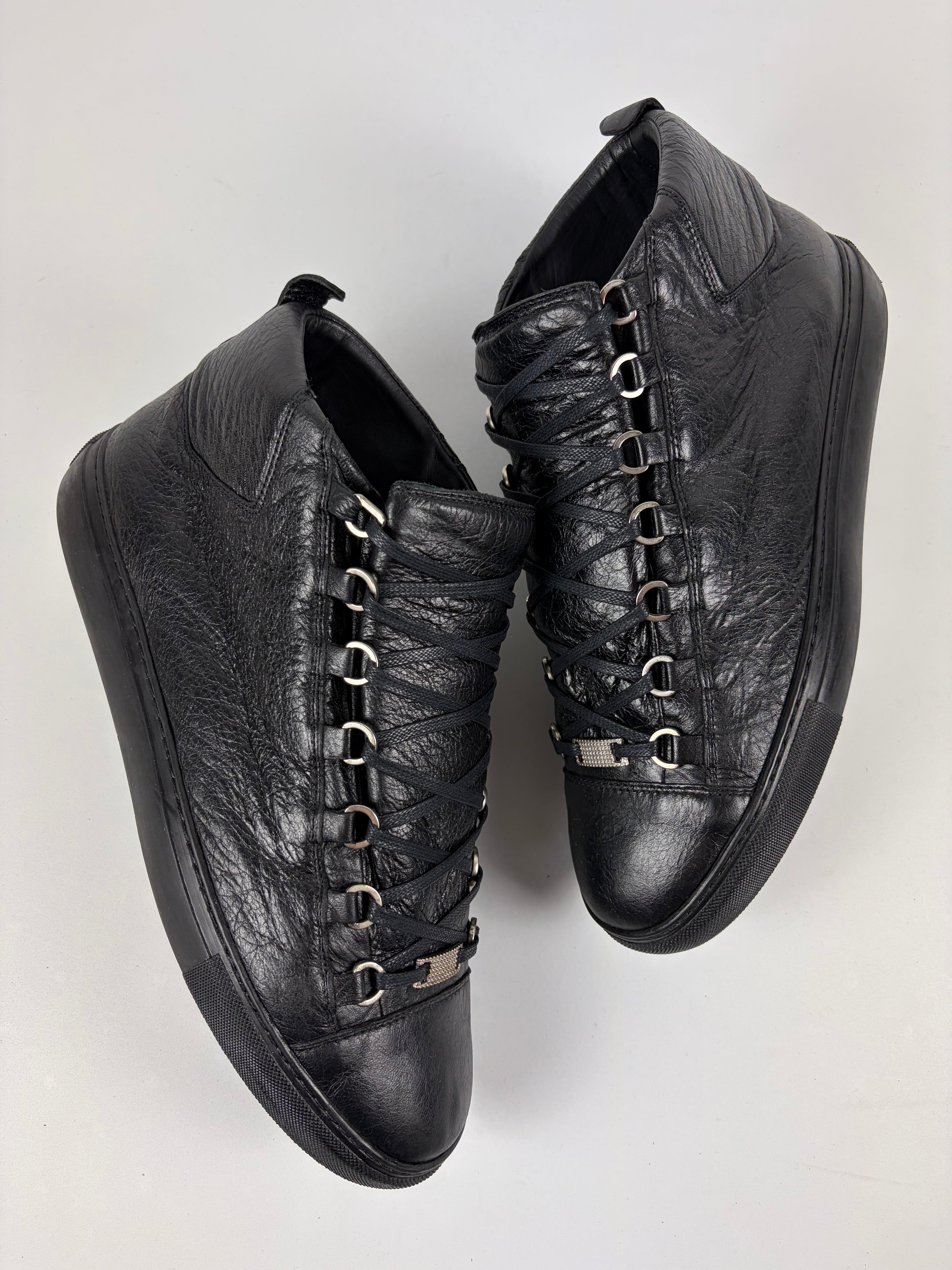 Balenciaga arena high tops - eu43/us10 - black