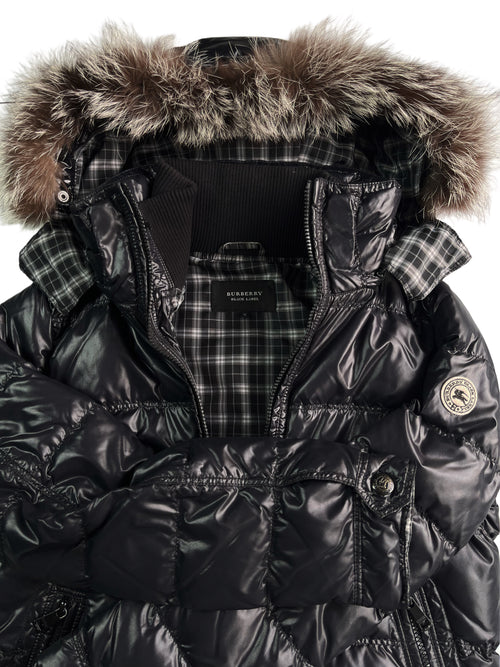 00’s BURBERRY made in Japan 2 in 1 down jacket (S/M) - black