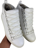 Balenciaga arena Fibre print high tops - eu 41 / us 8 - white