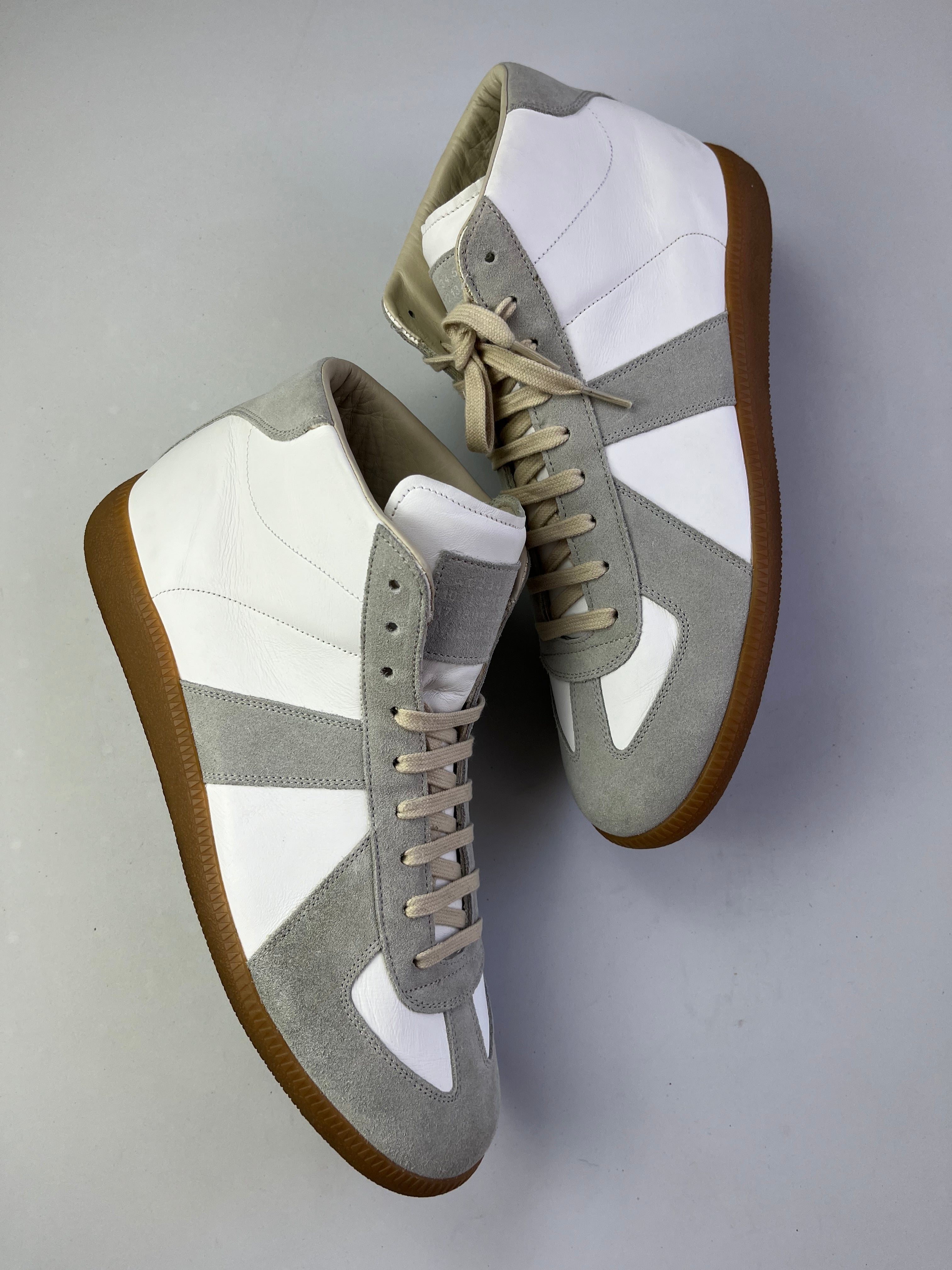Maison Margiela high top gats - Eu 45 - white