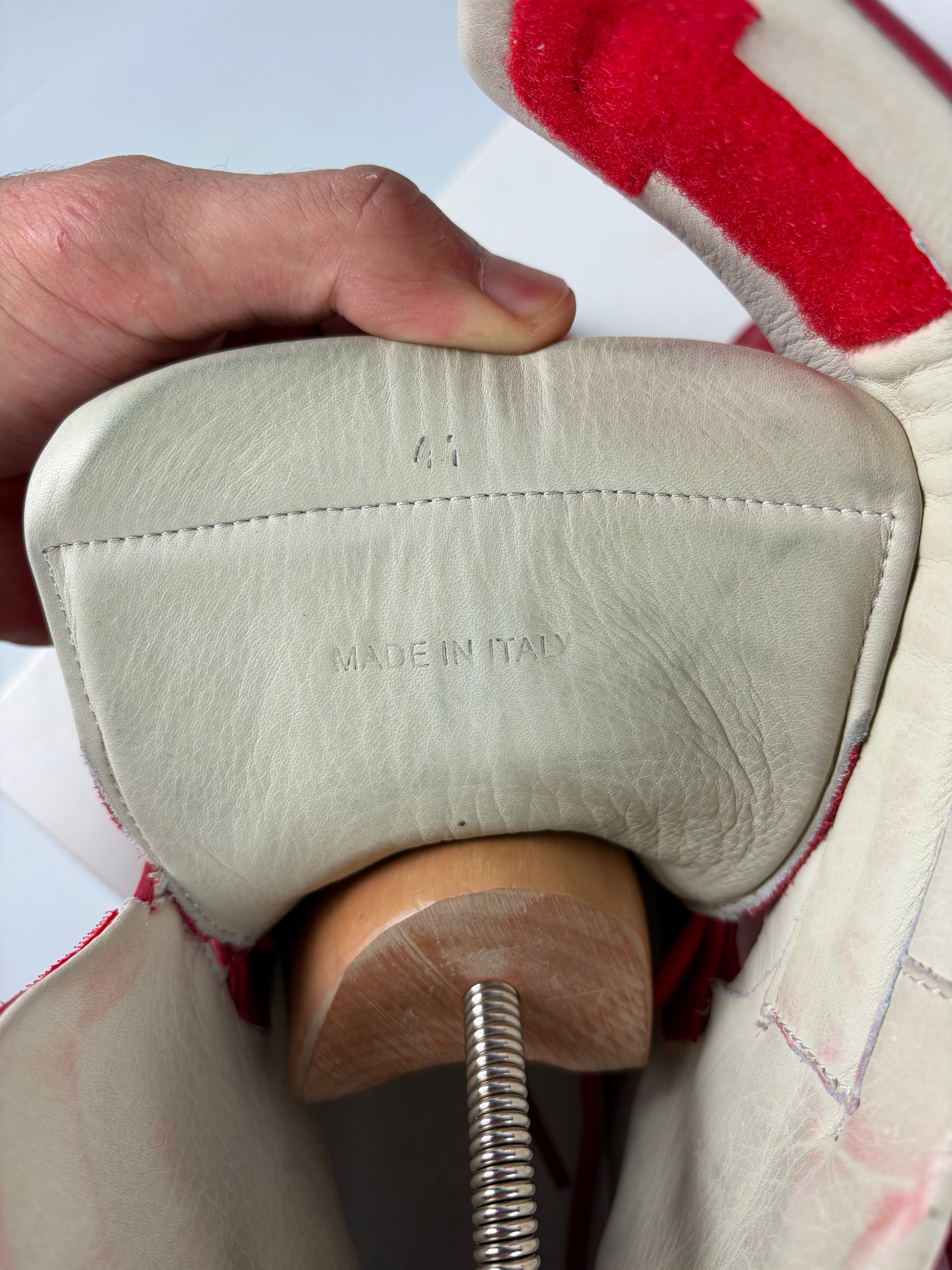 Maison Margiela Future ‘Triple Red’ - eu 44 / us 11 - red