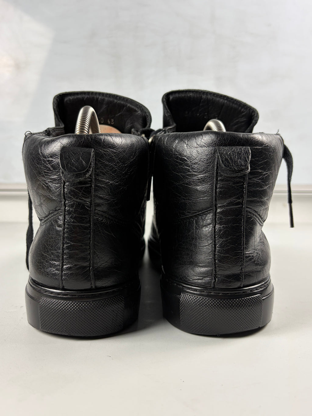 Balenciaga arena high tops - eu 43 / us 10 - black