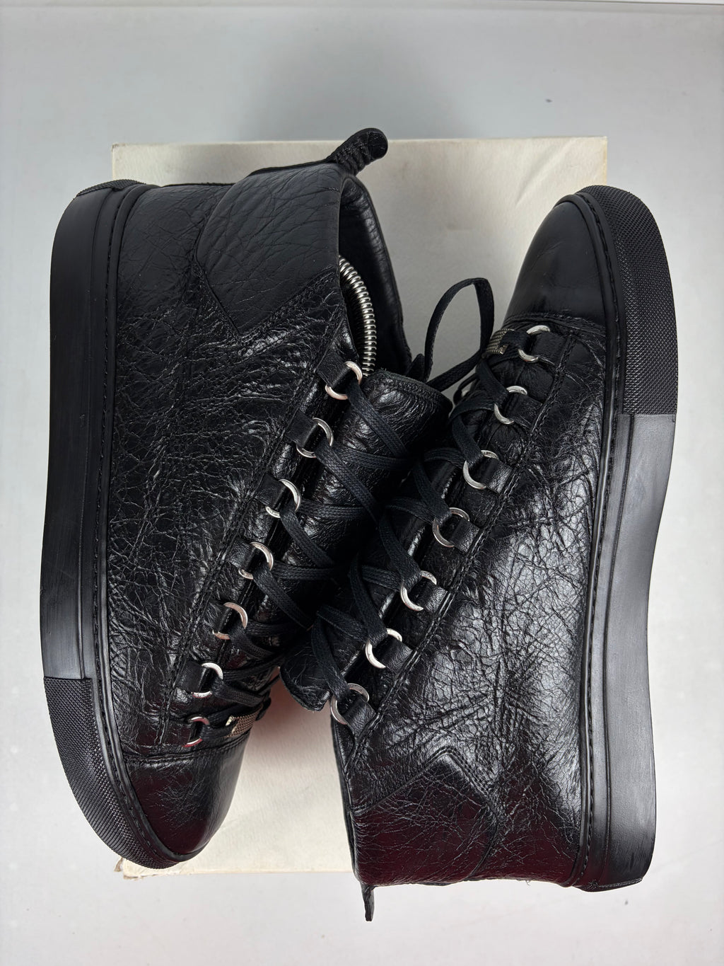 Balenciaga arena high tops - eu 41 / us 8 / uk 7 - black