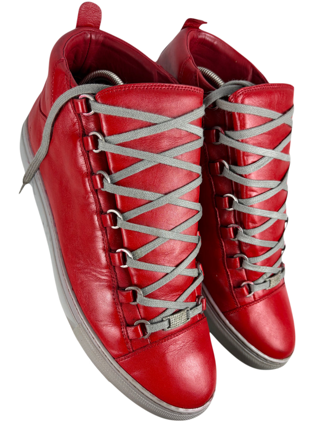 Balenciaga arena high tops - eu 44 / us 11 - red