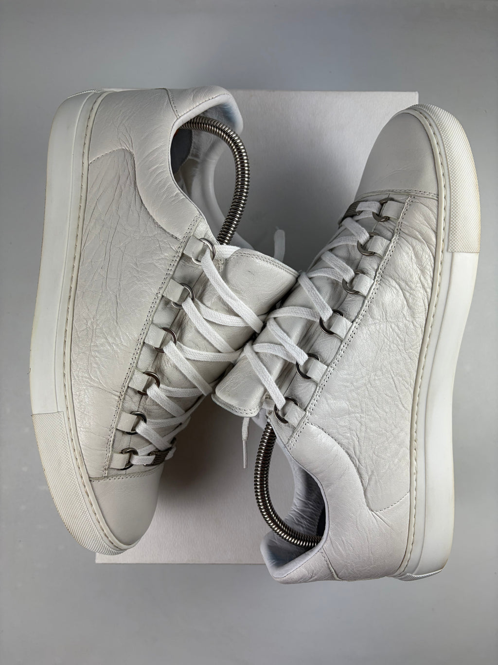 Balenciaga arena low - eu 43 / us 10 - white
