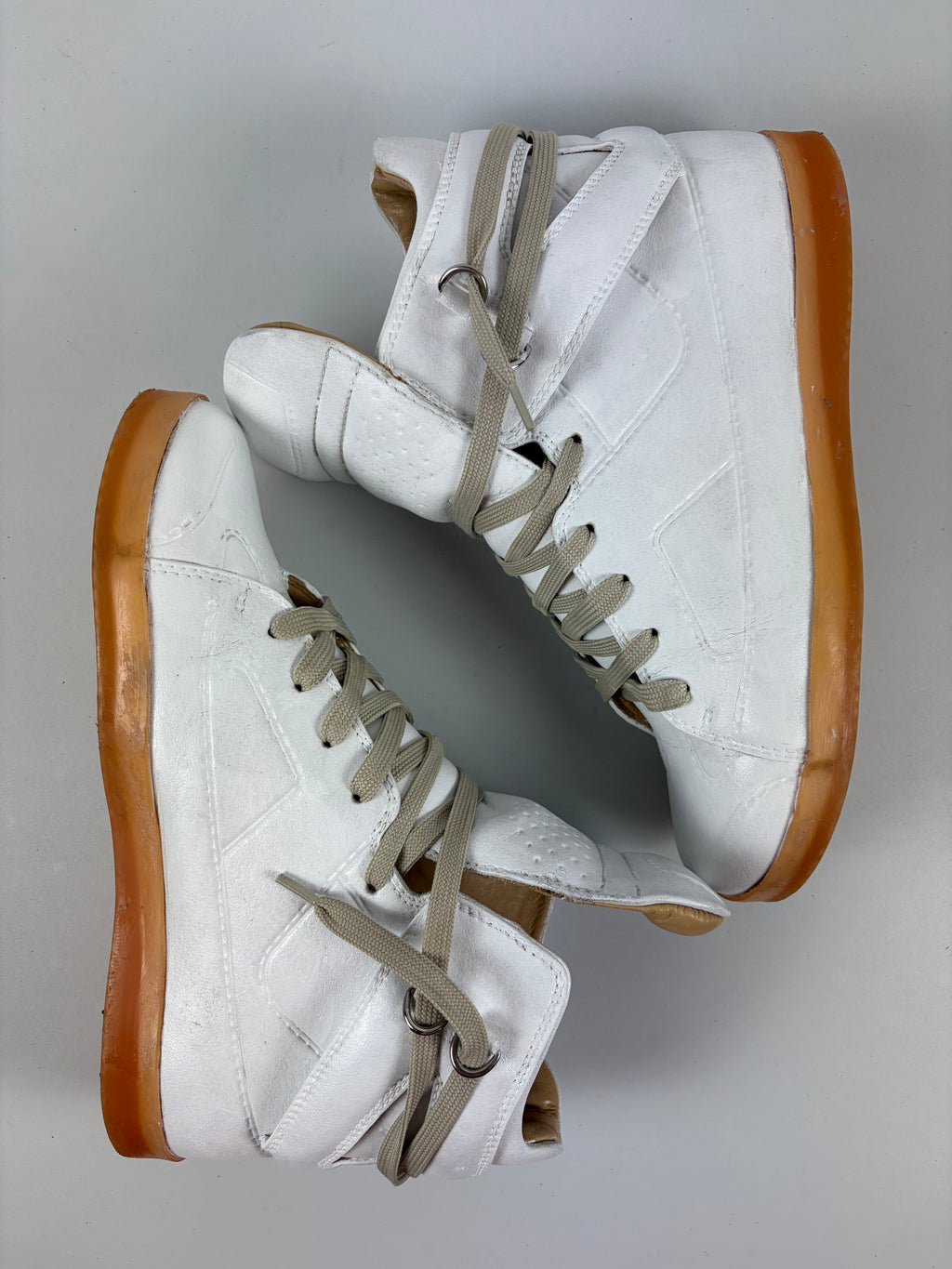 2012 Maison Margiela X H&M high tops - eu 41 - white