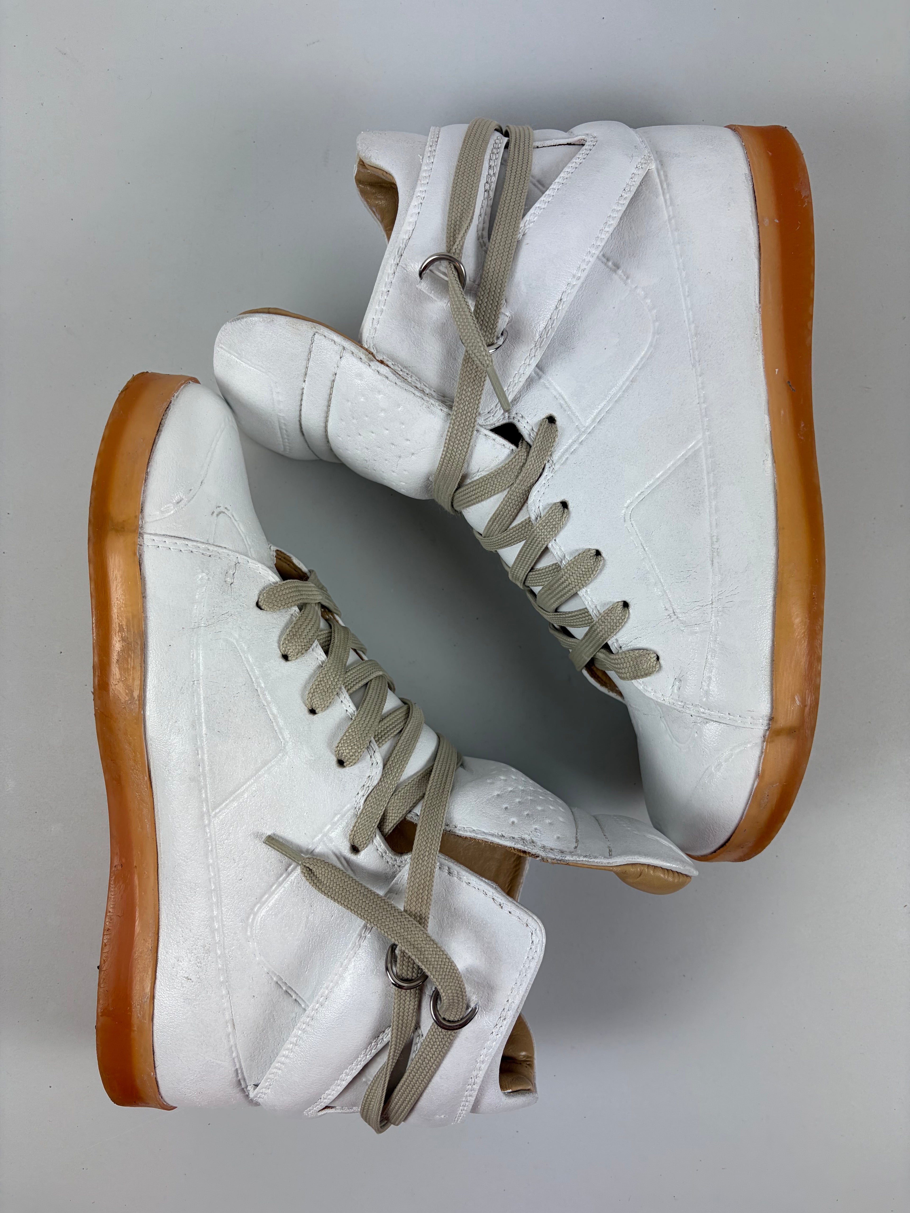 2012 Maison Margiela X H&M high tops - eu 41 - white