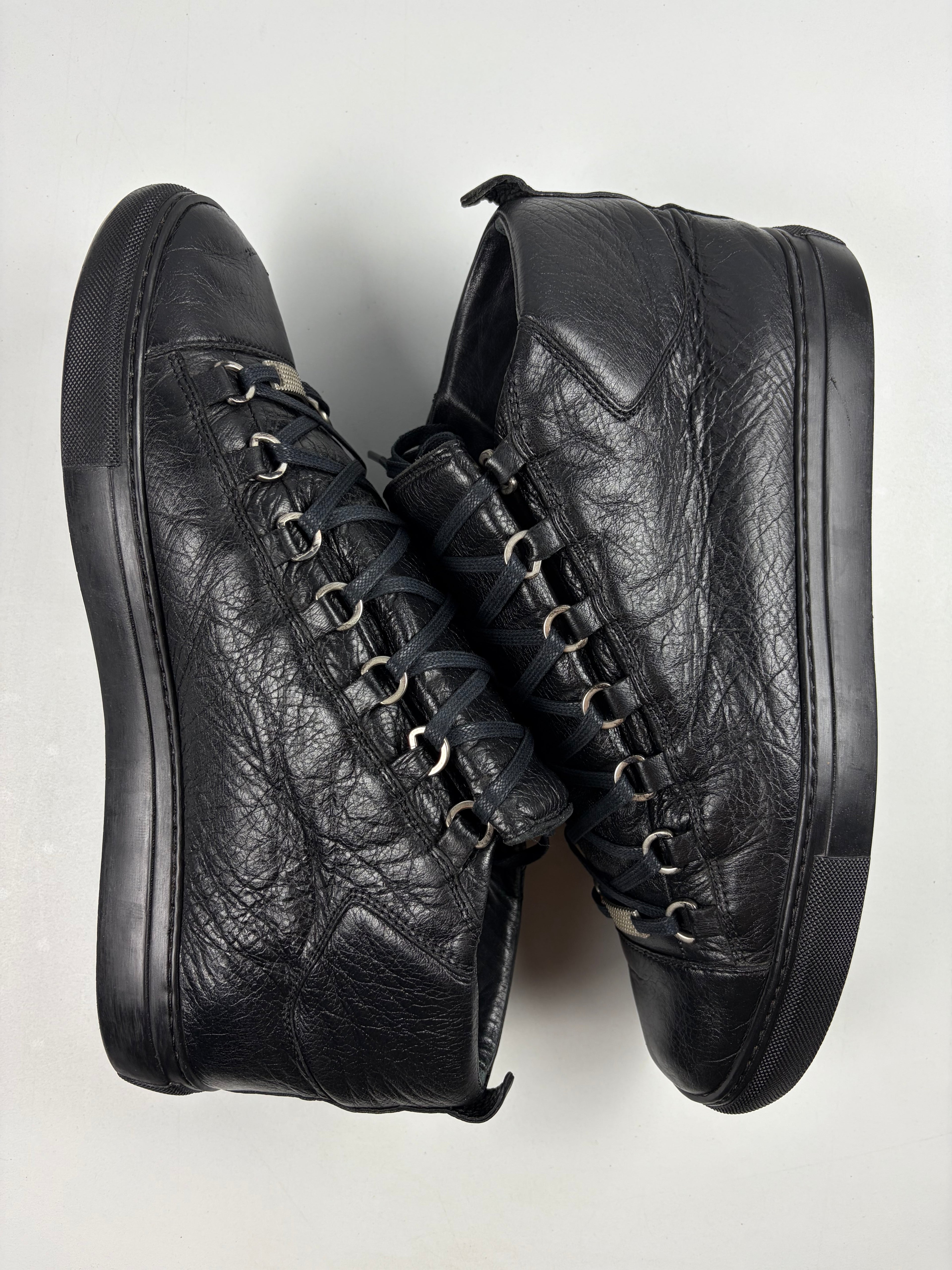 Balenciaga arena high tops - eu 43 / us 10 - black