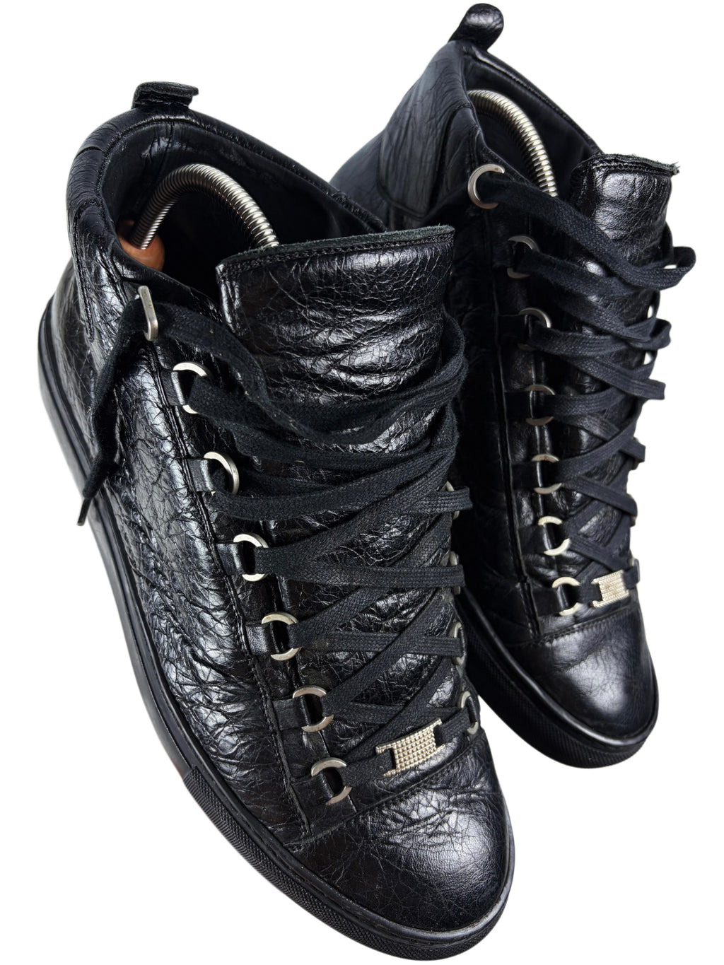 Balenciaga arena high tops - eu 42 / us 9 / uk 8 - black
