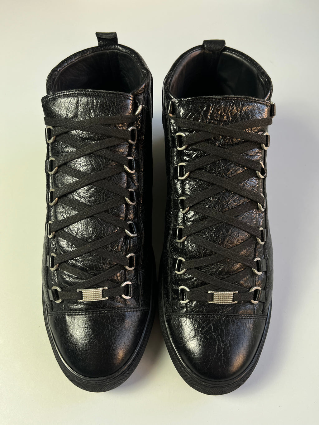 Balenciaga arena high tops - eu 45 - black