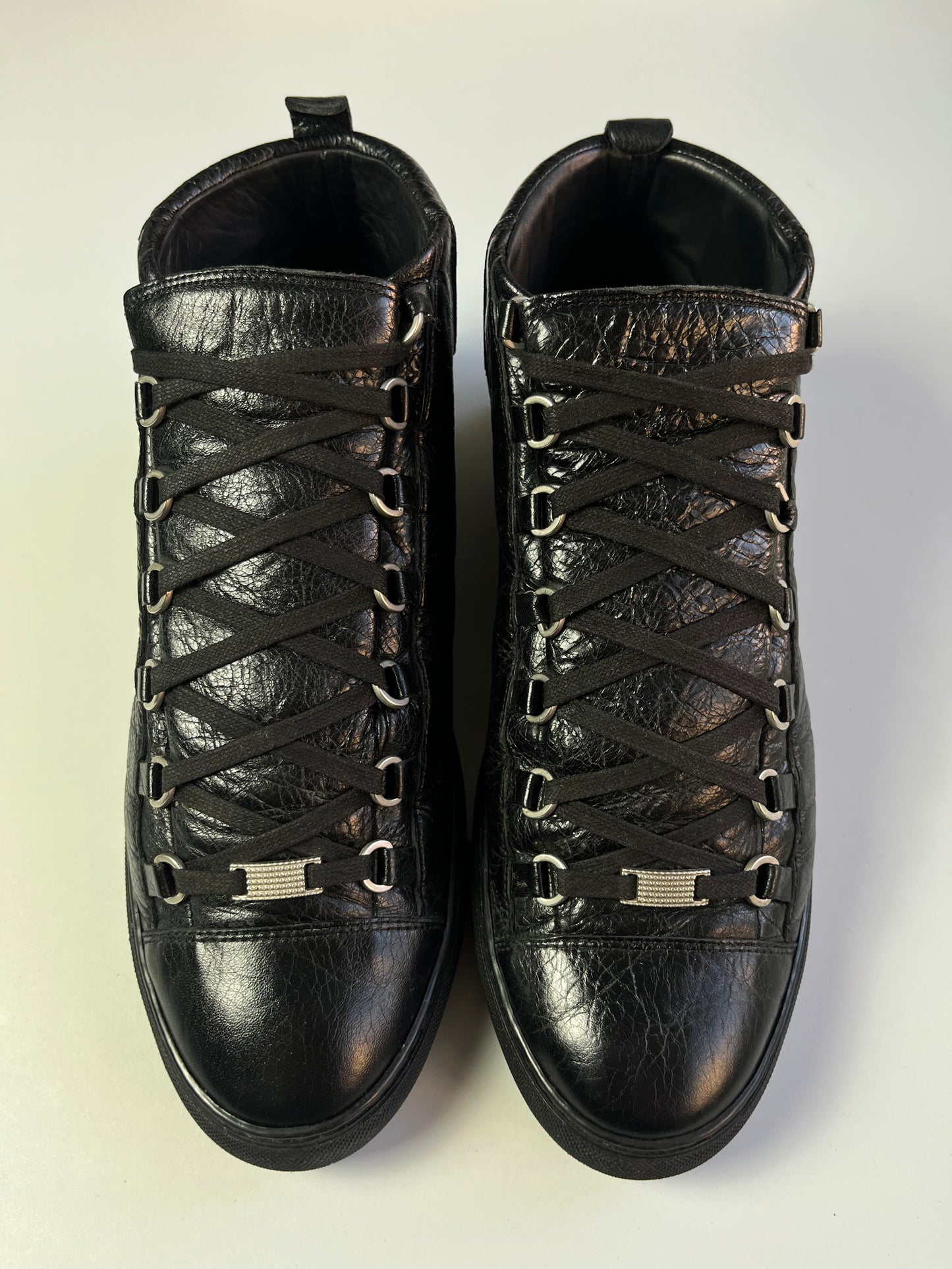 Balenciaga arena high tops - eu 45 - black