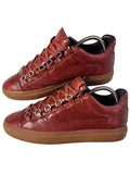 BALENCIAGA ARENA LOW (burgundy)