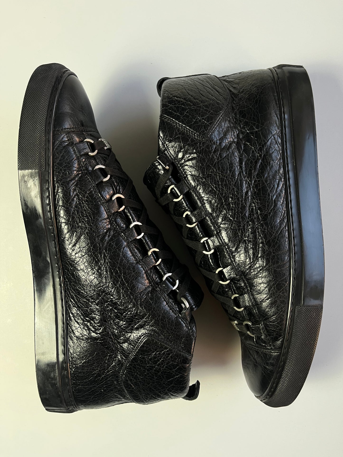 Balenciaga arena high tops - eu 45 - black