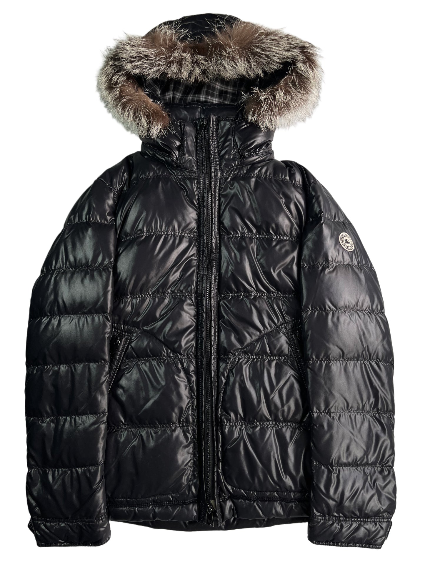 00’s BURBERRY made in Japan 2 in 1 down jacket (S/M) - black