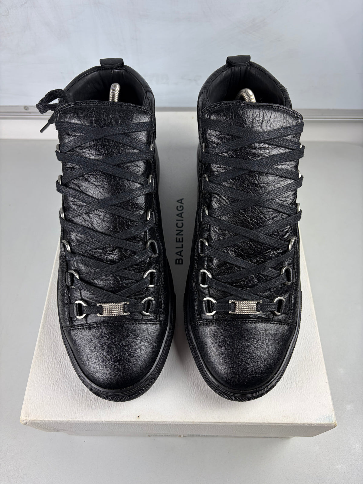 Balenciaga arena high tops - eu 40 / us 7 / uk 6 - black