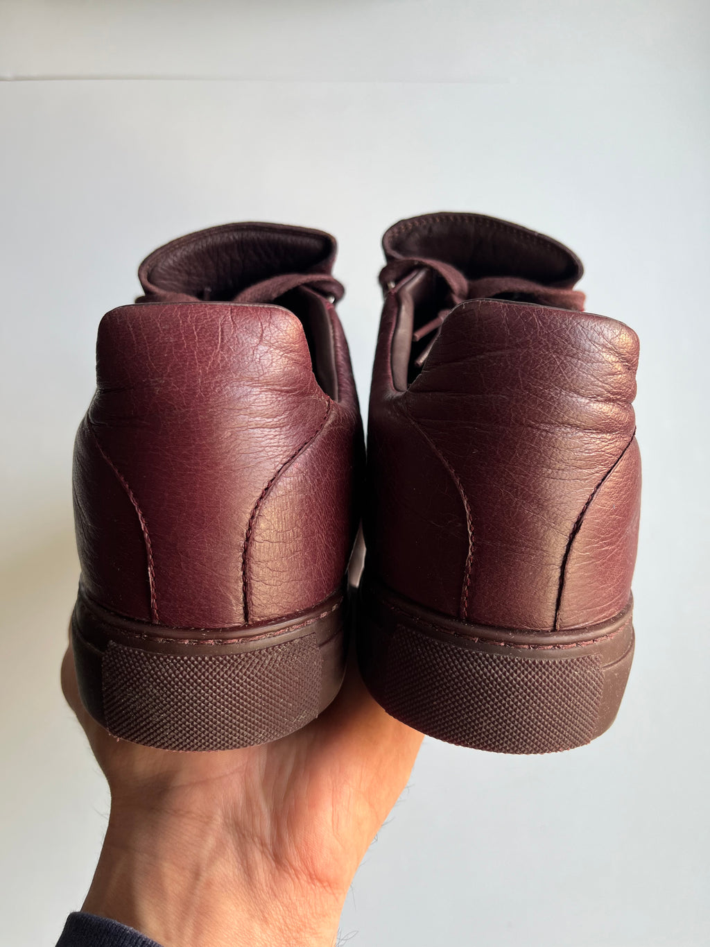 Balenciaga arena low - eu 44 - burgundy