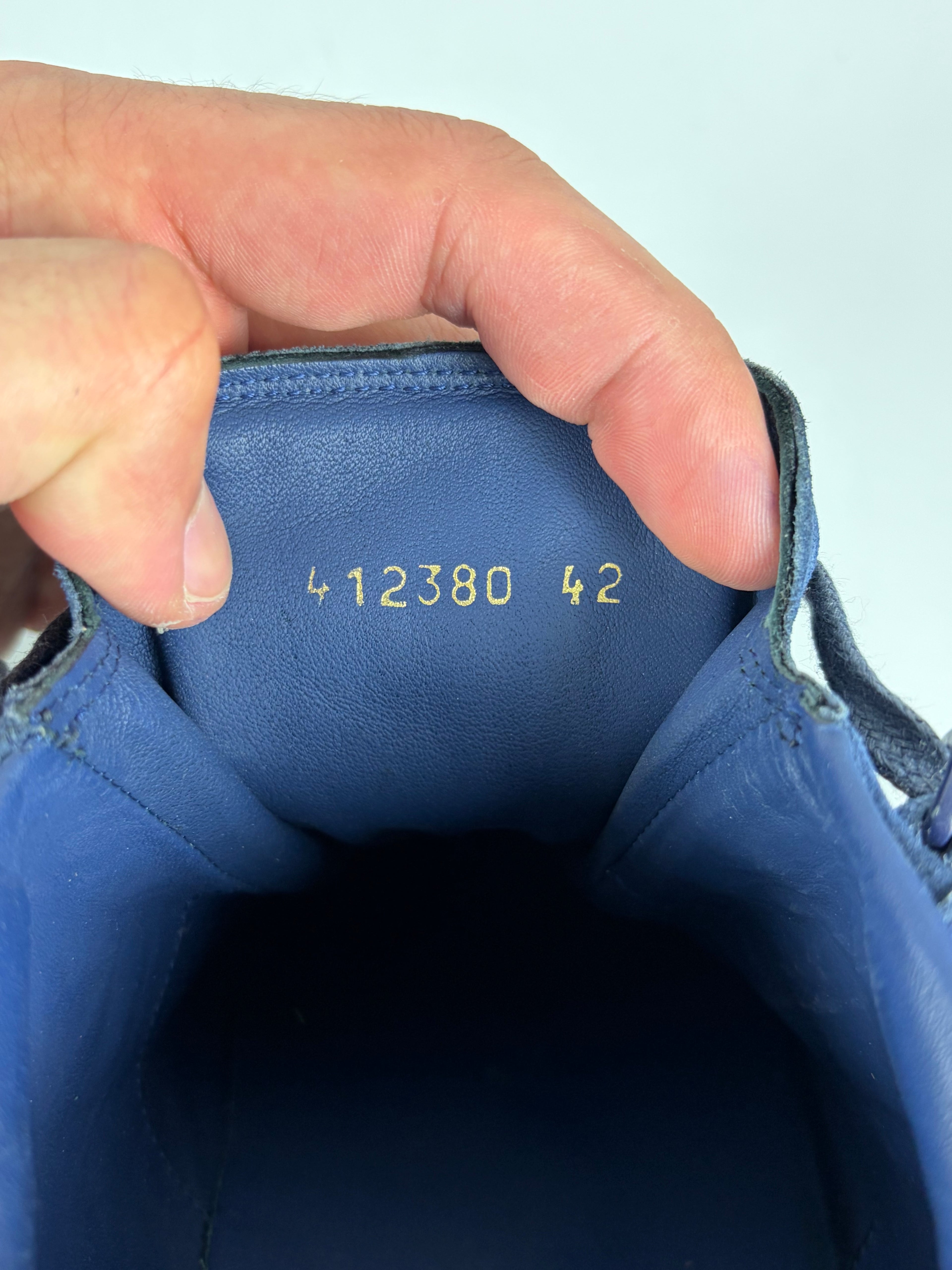 Balenciaga arena suede low - eu 42 / us 9 - blue