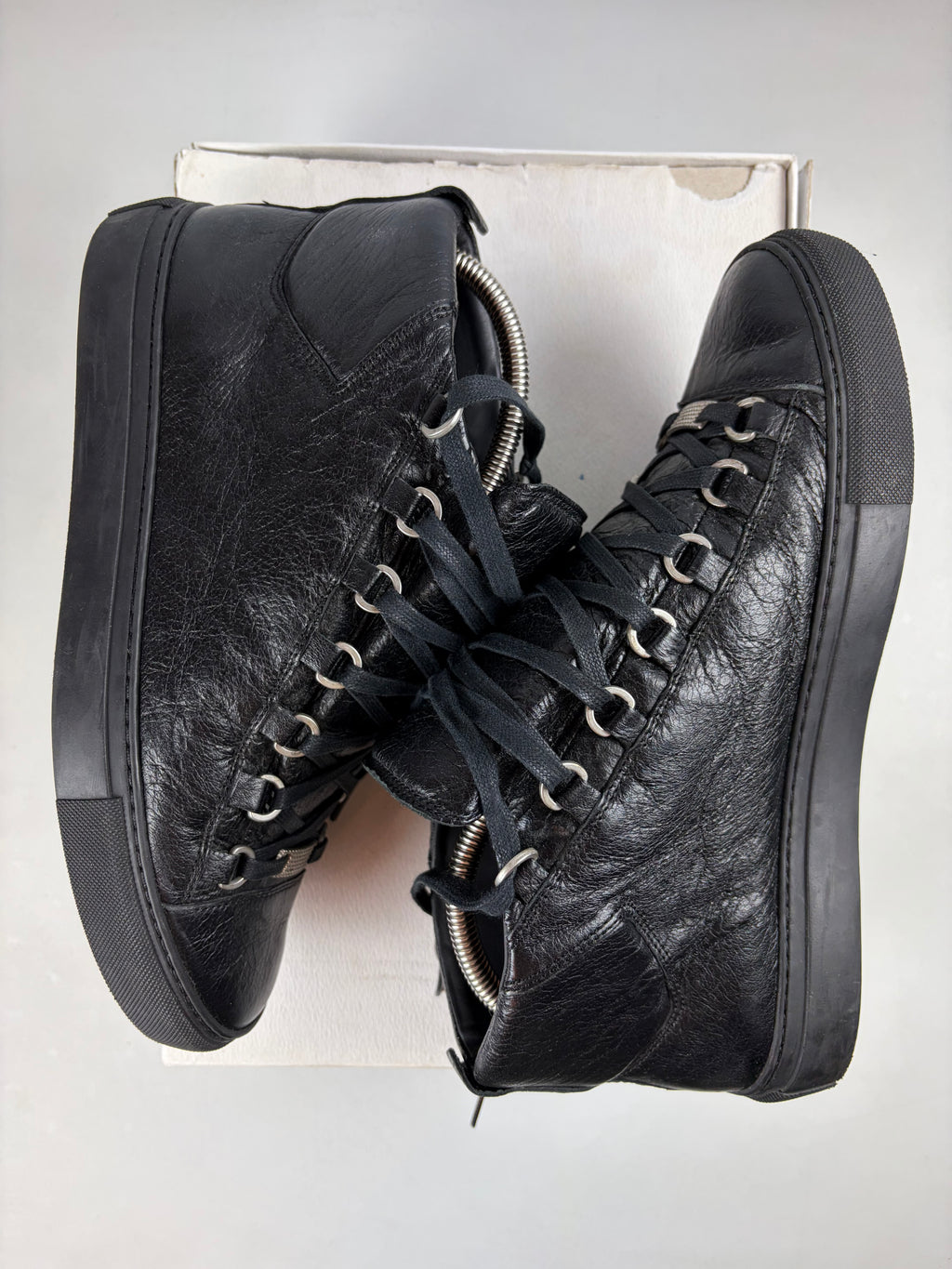 Balenciaga arena high tops - eu 41 / us 8 / uk 7.5 - black