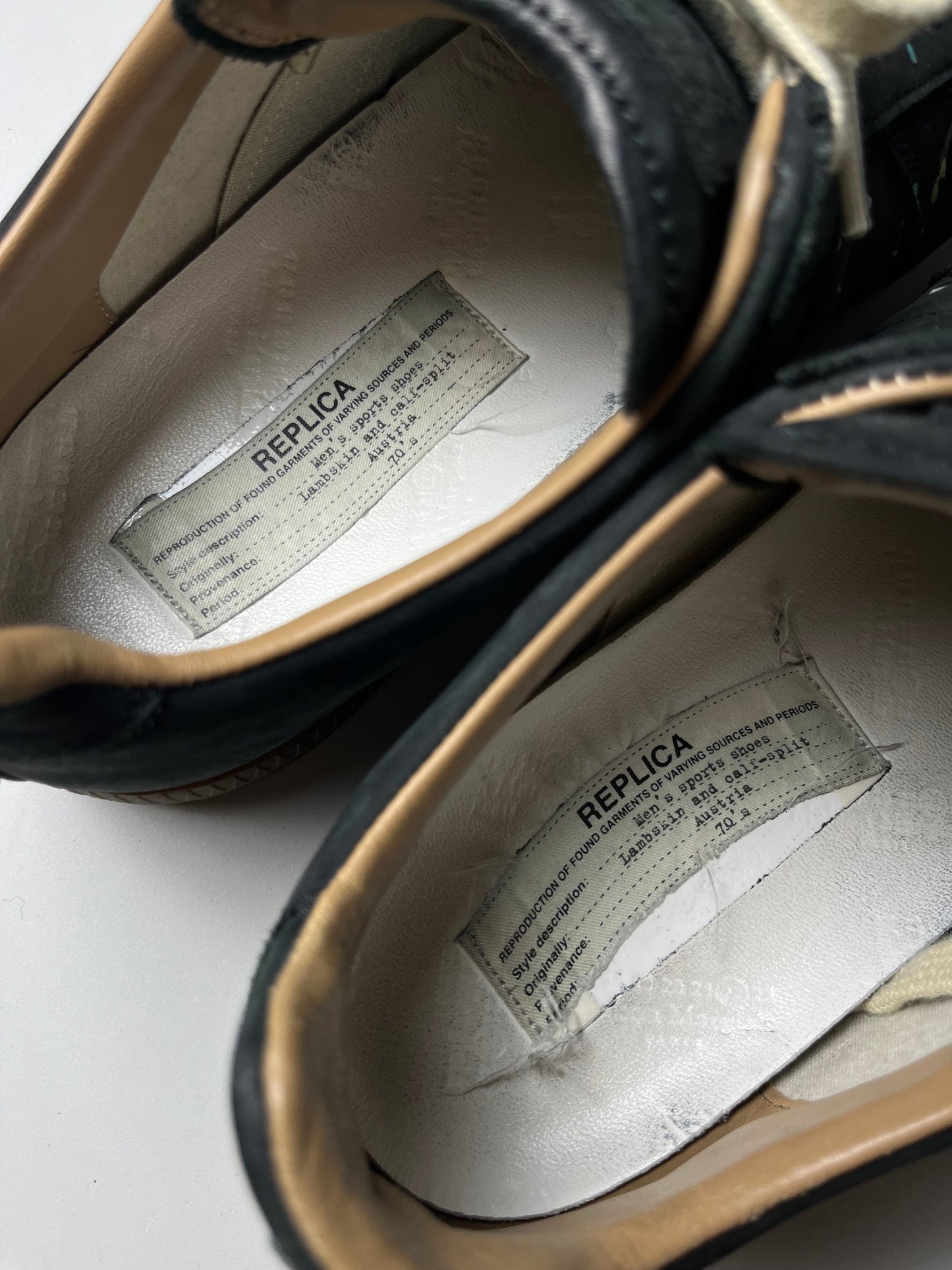 Maison Margiela paint splatter gats - EU 41 - black