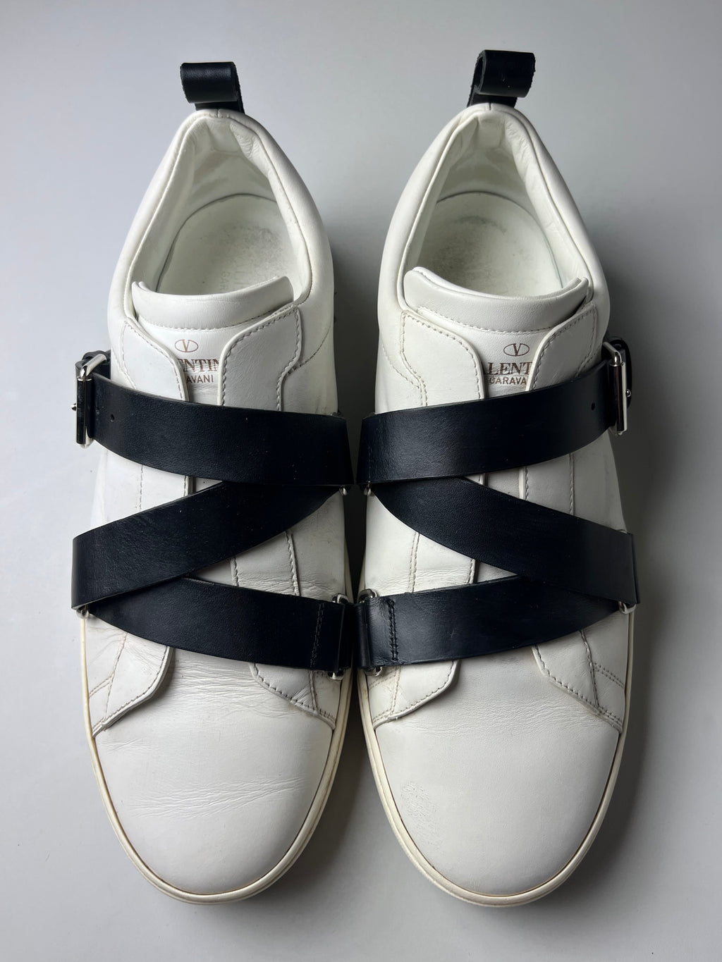 Valentino Garavani low buckle strap - Eu 43 - white