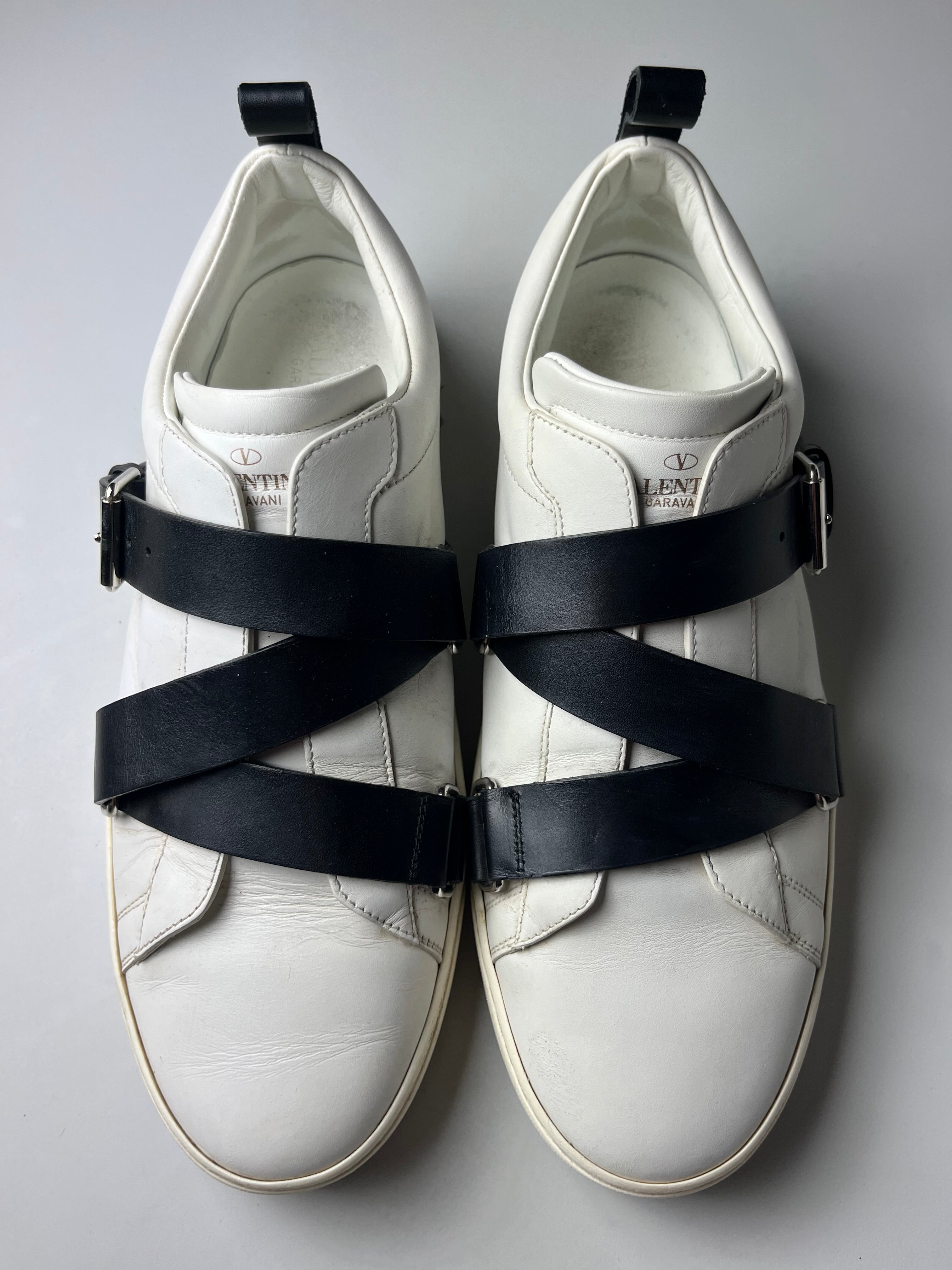 Valentino Garavani low buckle strap - Eu 43 - white