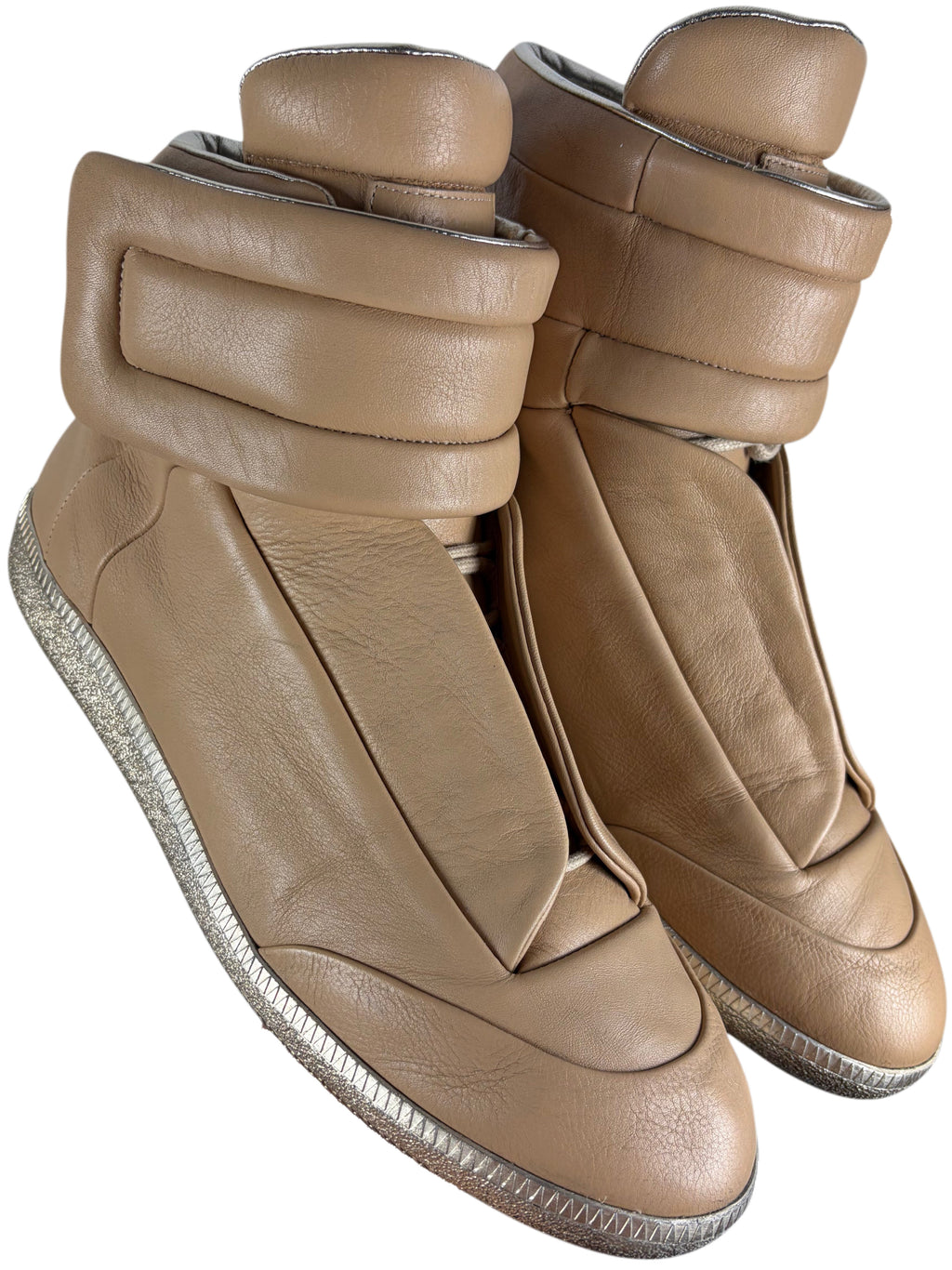 2017 Maison Margiela Future high tops - eu 46 / us 13 - tan beige