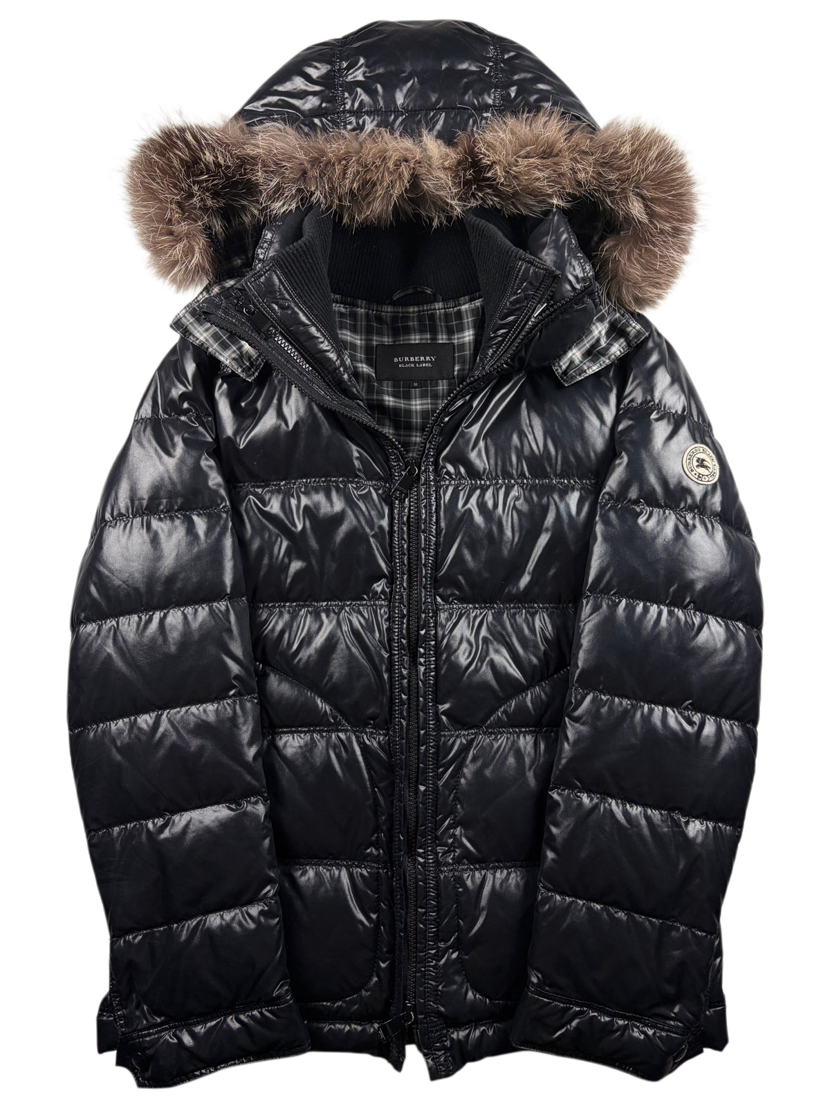00’s BURBERRY made in Japan 2 in 1 down jacket (S/M) - black