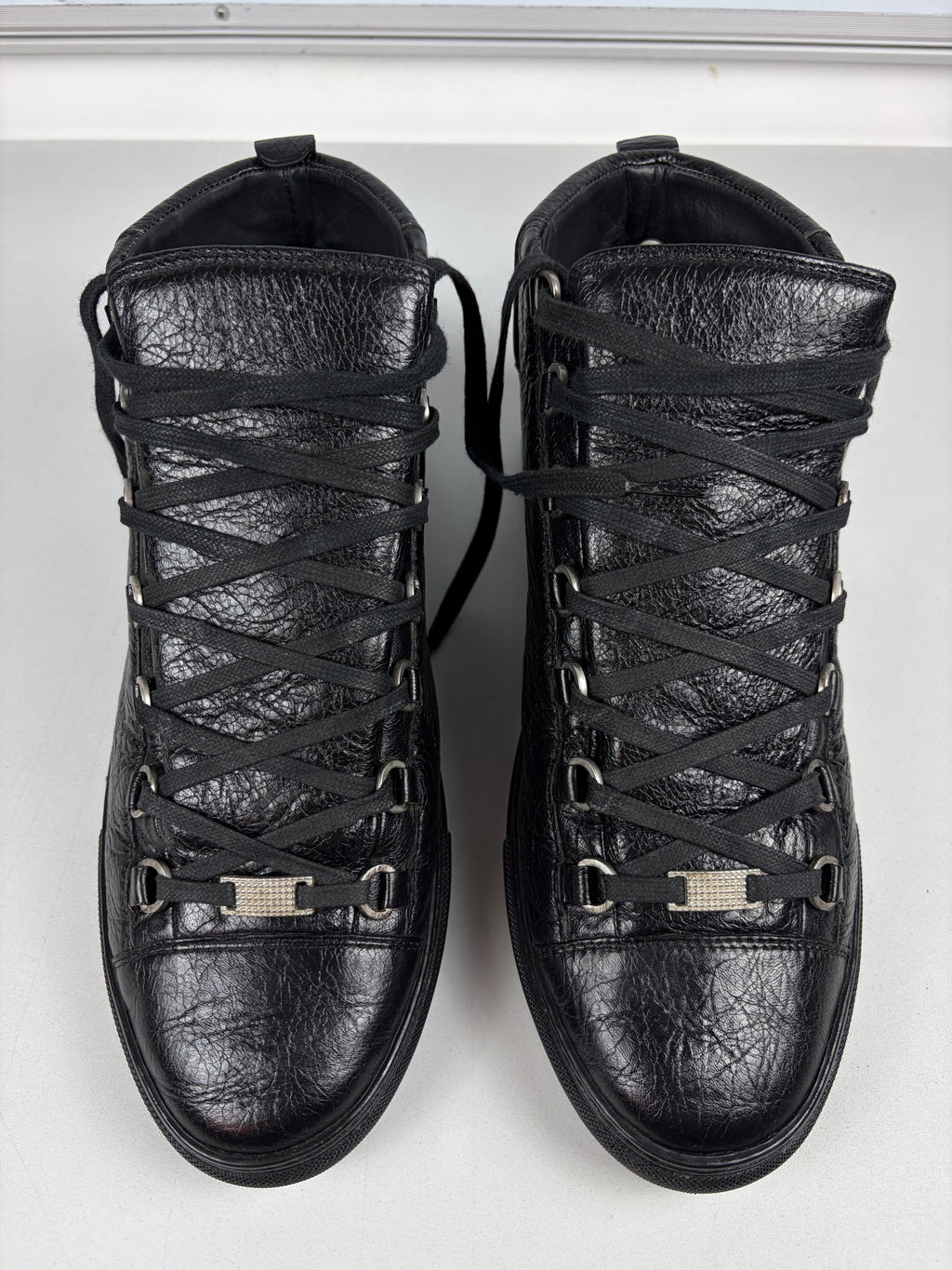 Balenciaga arena high tops - eu 44 / us 11 / uk 10 - black