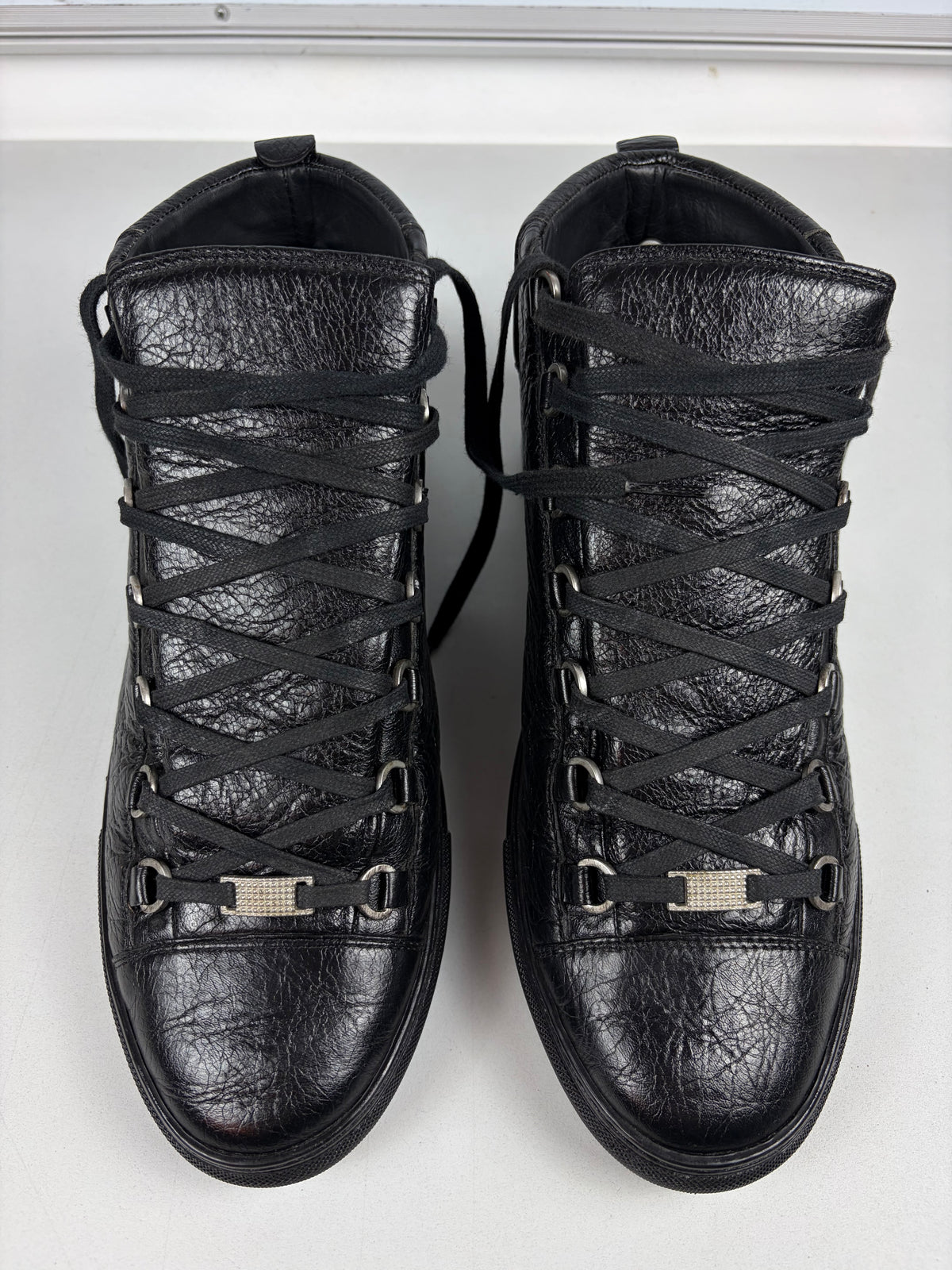Balenciaga arena high tops - eu 44 / us 11 / uk 10 - black