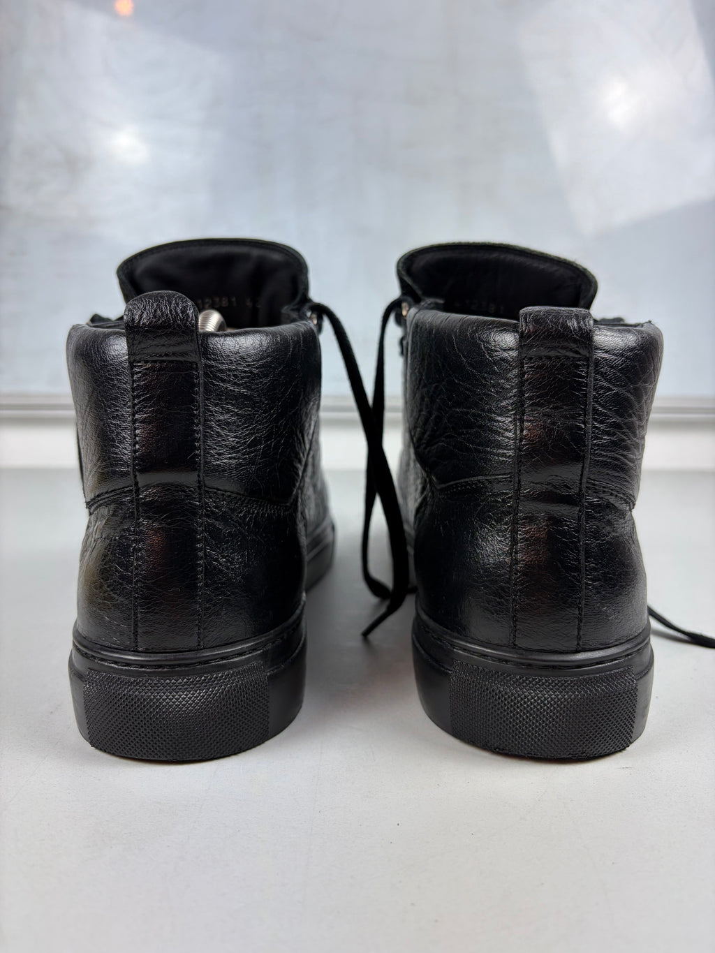 Balenciaga arena high tops - eu 42 / us 9 / uk 8 - black