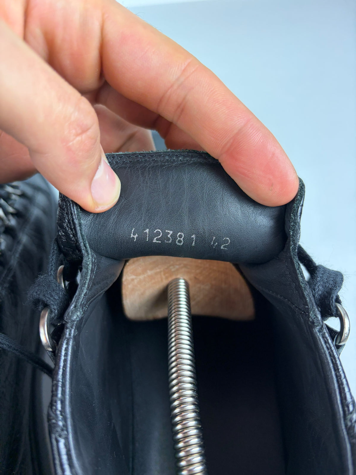 Balenciaga arena high tops - eu 42 / us 9 / uk 8 - black
