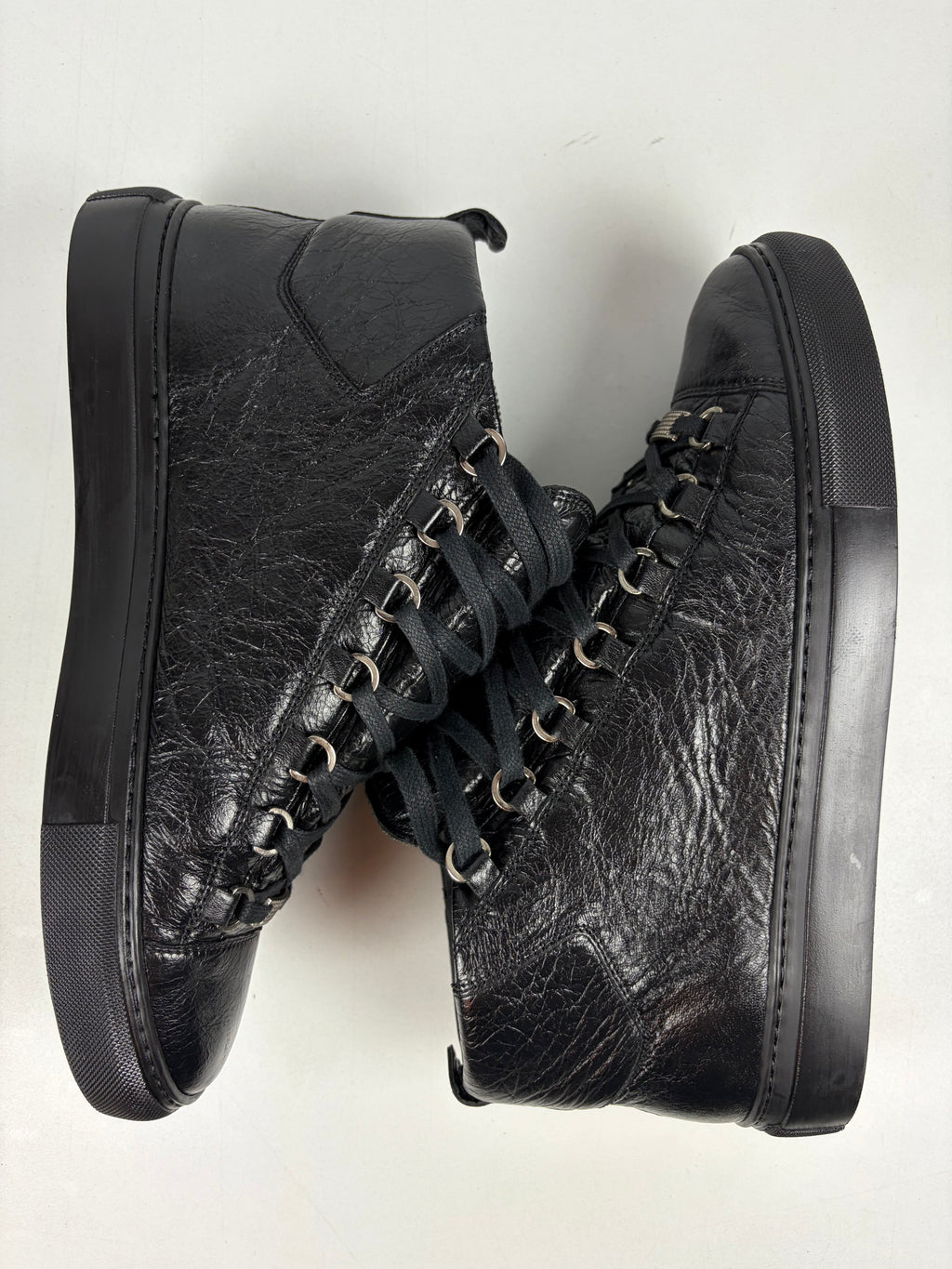 Balenciaga arena high tops - eu 42 / us 9 / uk 8 - black