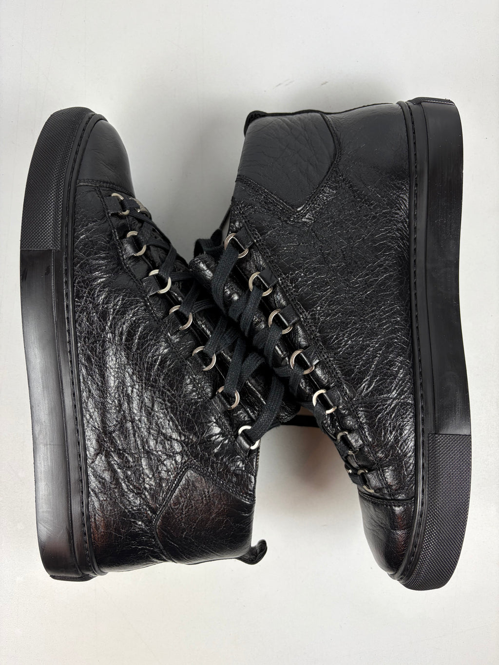 Balenciaga arena high tops - eu 42 / us 9 / uk 8 - black