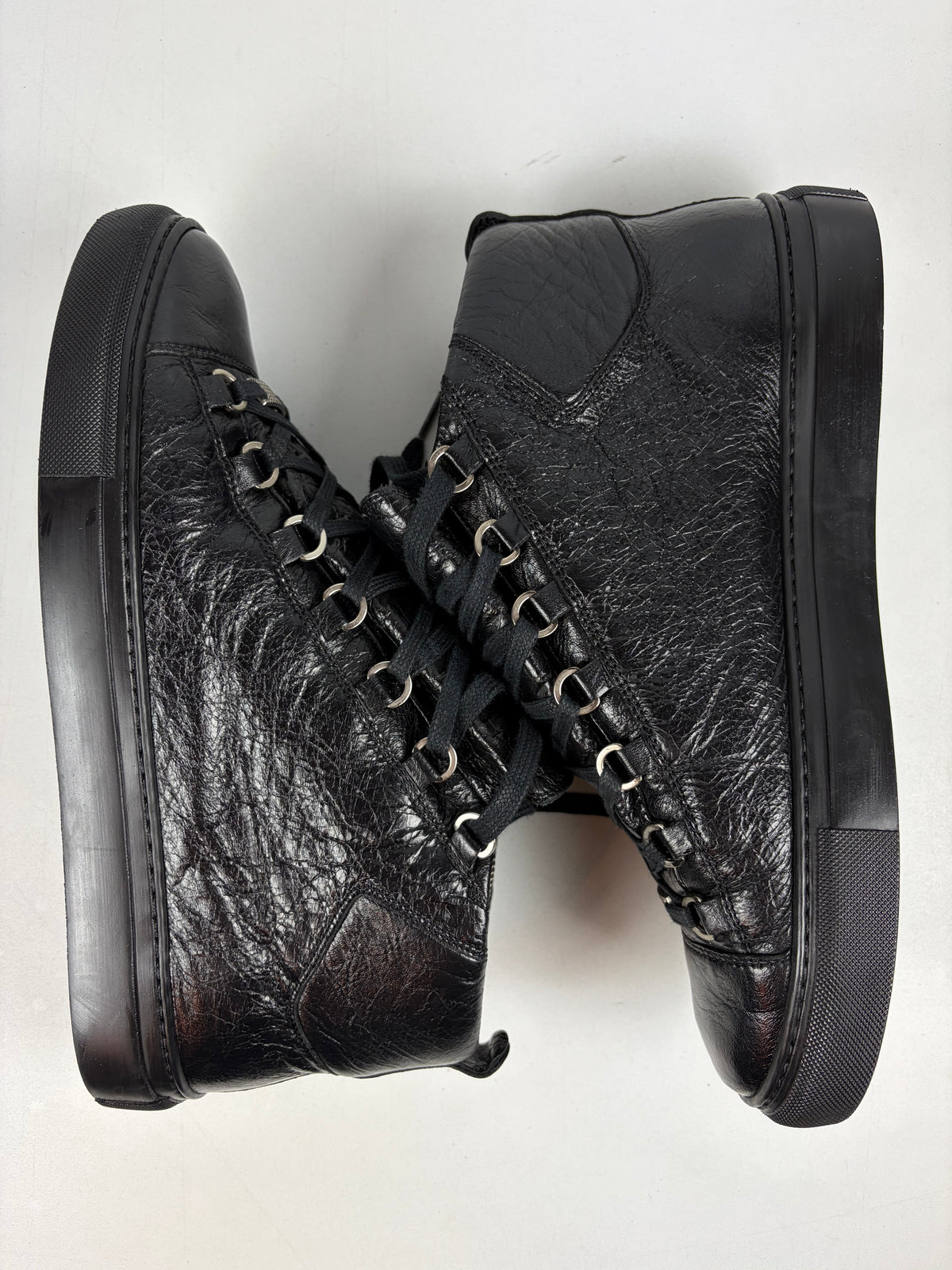 Balenciaga arena high tops - eu 42 / us 9 / uk 8 - black