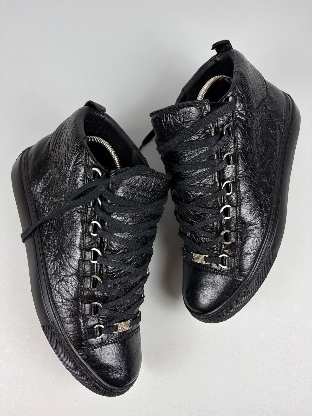 Balenciaga arena high tops - eu 42 / us 9 / uk 8 - black