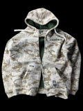 VINTAGE ECKO WAFFLE ZIP UP HOODIE (XL)