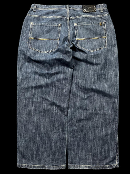 BAGGY SOUTHPOLE BROWN TAB JEANS (40)
