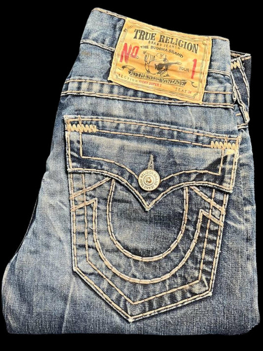 TRUE RELIGION RICKY SUPER T JEANS (28)