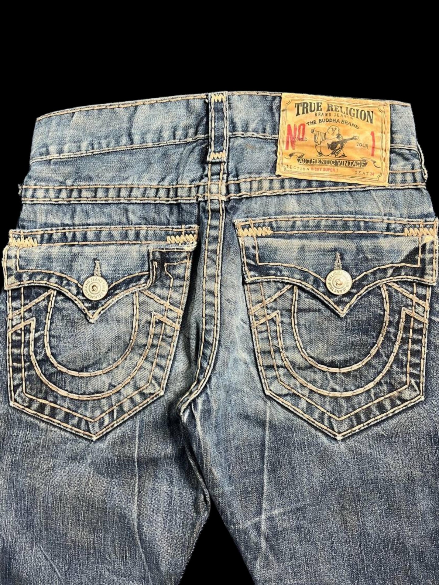 TRUE RELIGION RICKY SUPER T JEANS (28)