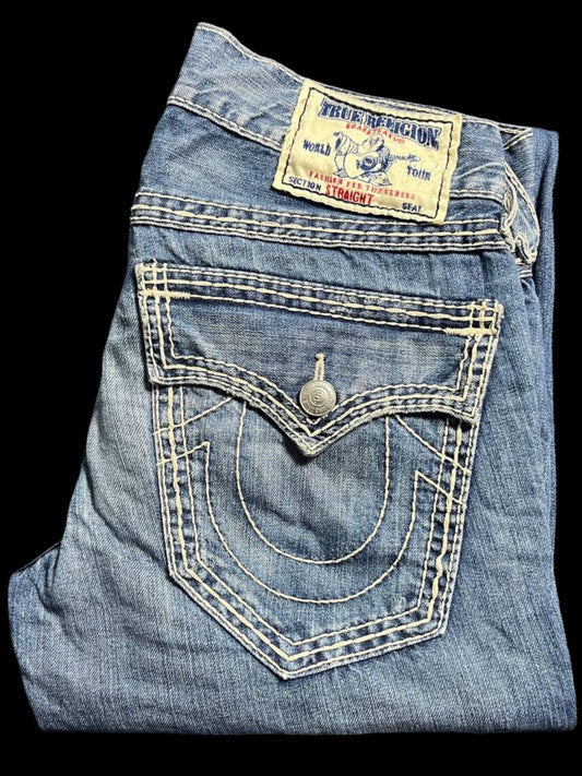 TRUE RELIGION STRAIGHT JEANS (30)
