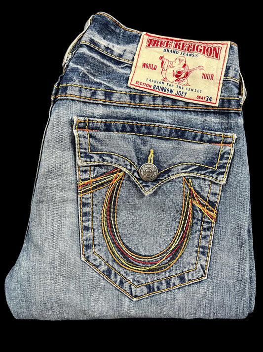 TRUE RELIGION RAINBOW JOEY JEANS (31)