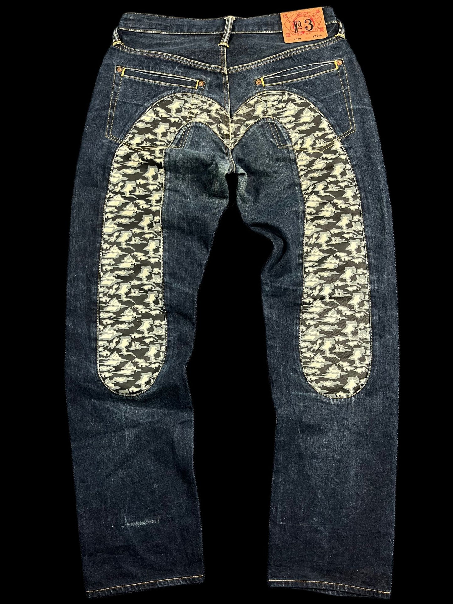 EVISU CAMO DAICOCK JEANS (32x34)