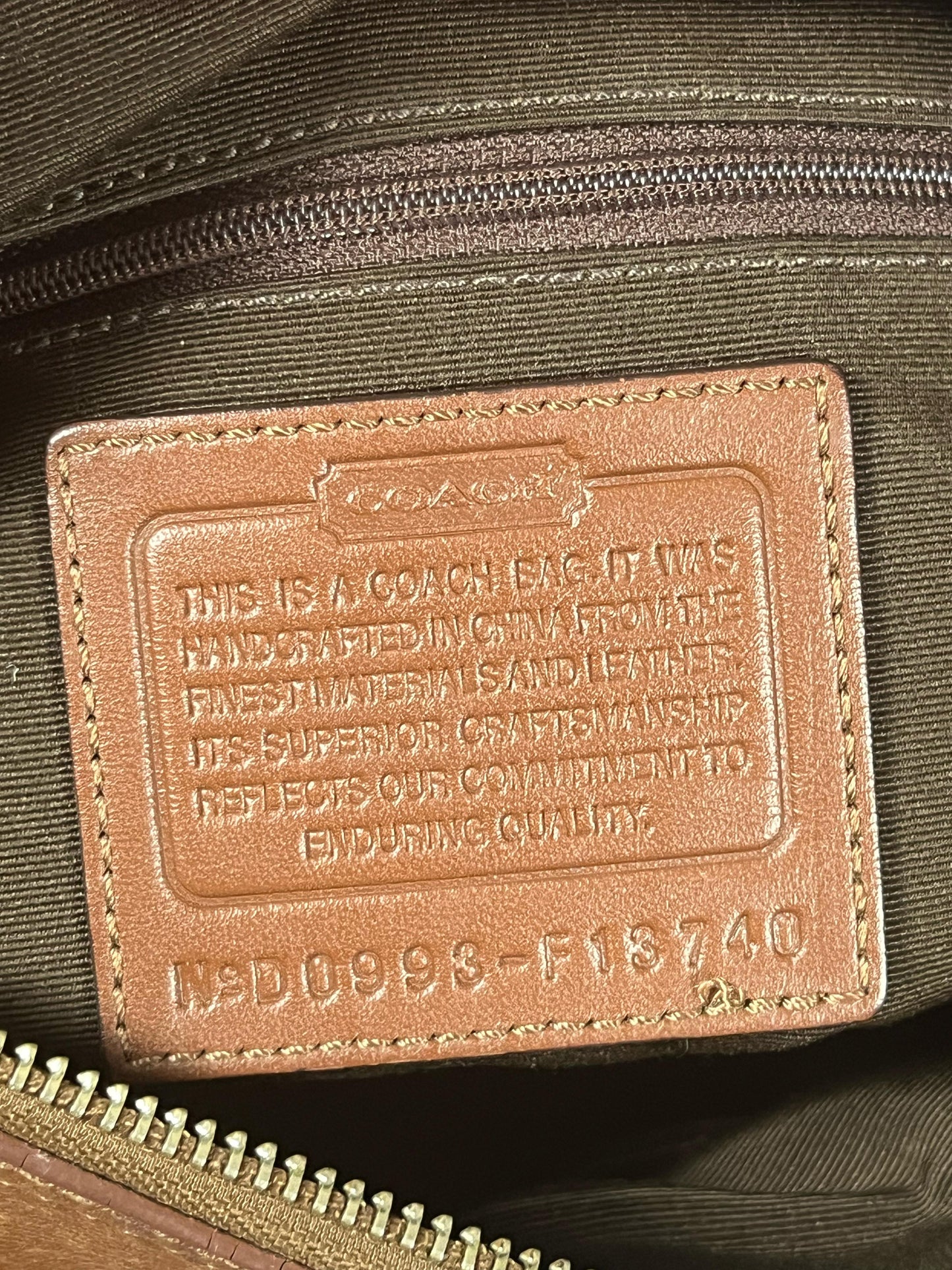 VINTAGE COACH BAG